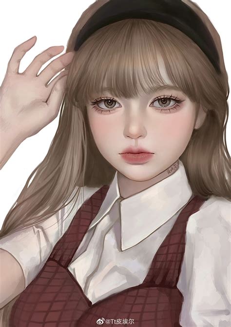 手绘女头 的图像结果