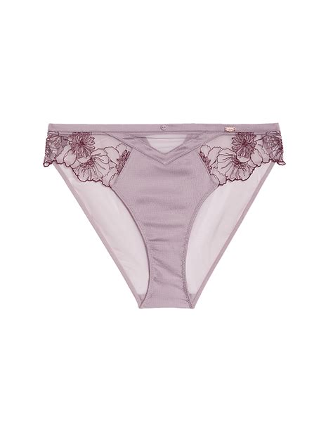Buy Zinnia Embroidery High Leg Knickers at Marks & Spencer