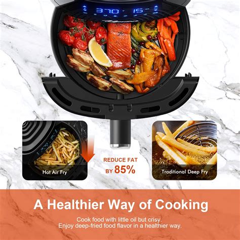Buy Air Fryer Oven Combo, 4.7QT Hot Oven Large Oilless Cooker, 360° Hot ...