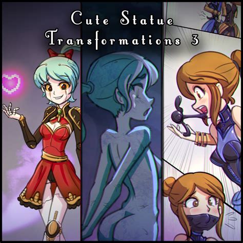 Cute Statue Transformations 3 by StickyScribbles