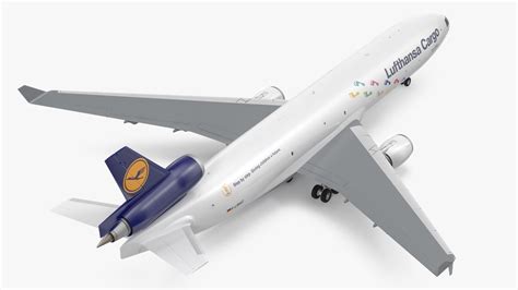 McDonnell Douglas MD11 Tri Jet Airliner Lufthansa Cargo 3D Model $99 ...