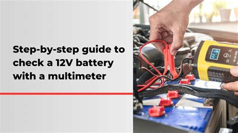 Image result for Testing 12V Battery with Multimeter