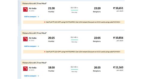 Mumbai-Bengaluru Flight Fares Surge After Stoppage Of Bus Services ...