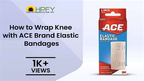 How to Wrap Knee with ACE Brand Elastic Bandages? - YouTube