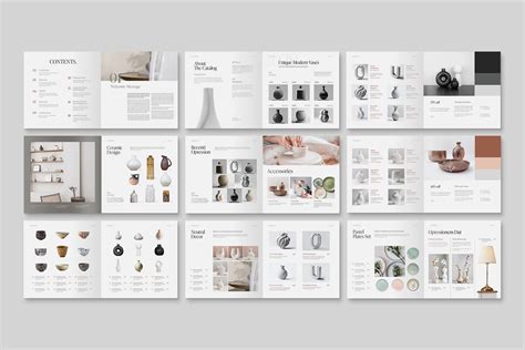 Square Catalog Brochure Template - BrandPacks