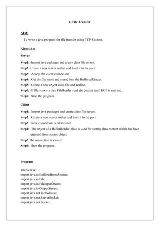 File Transfer Using TCP Connection C 的图像结果