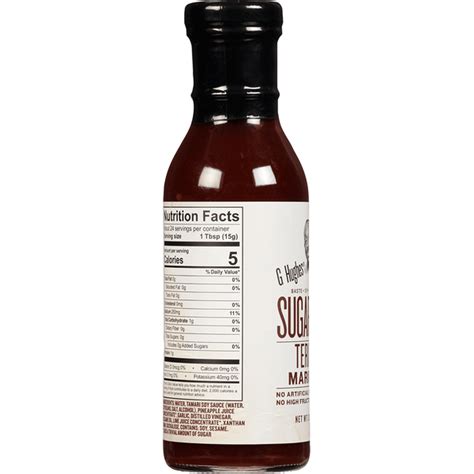 G Hughes Marinade, Sugar Free, Teriyaki (13 oz) Delivery or Pickup Near ...