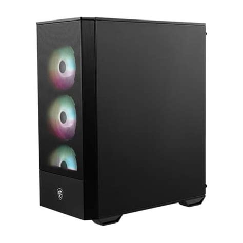 Buy MSI MAG Forge 112R ARGB Black | ATX Cabinet | Mdcomputers.in