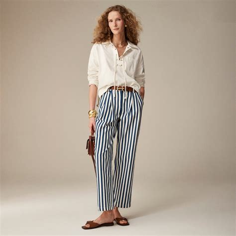 Wide-leg essential pant in sailor stripe in 2024 | Clothes, Stripe ...