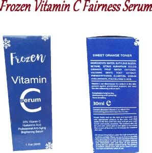 FROZEN Vitamin C Professional Skin Care Dark Spots Removal Fairness ...