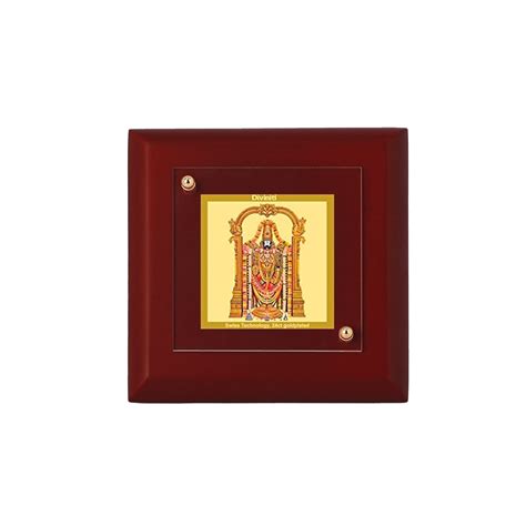 DIVINITI 24K Gold Plated Foil Tirupati Balaji Photo Frame For Home ...