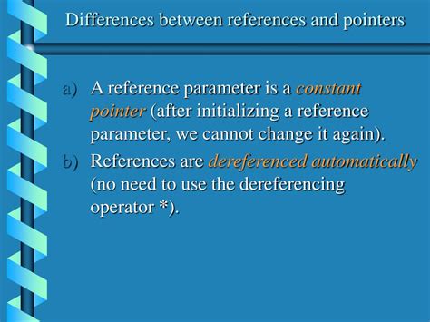 Image result for Pointers References Difference