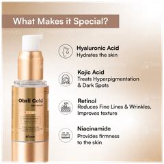 Obril Gold Skin Serum 30 Ml - Uses, Side Effects, Dosage, Price | Truemeds