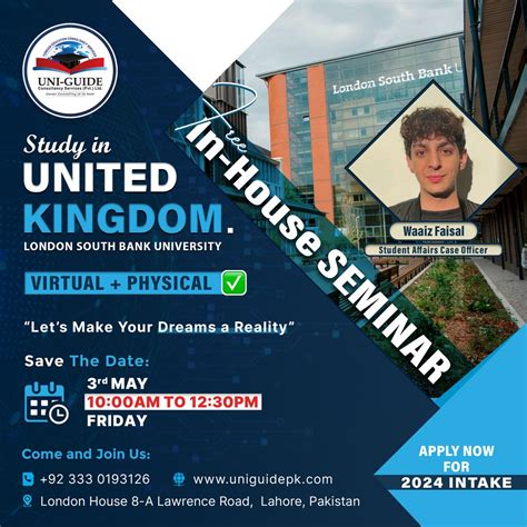 IN HOUSE UK SEMINAR WITH WAAIZ FAISAL , UNI-GUIDE Consultancy Services ...