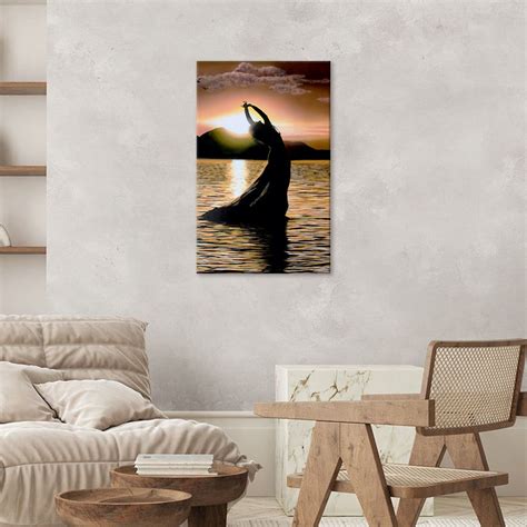 Sunset Silhouette Wall Painting for Living Room, Bedroom, Office, Hote ...