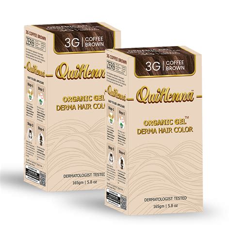 QH+ QuikHenna Organic Gel Hair Color - Dark Coffee Brown Shade – QUIKHENNA