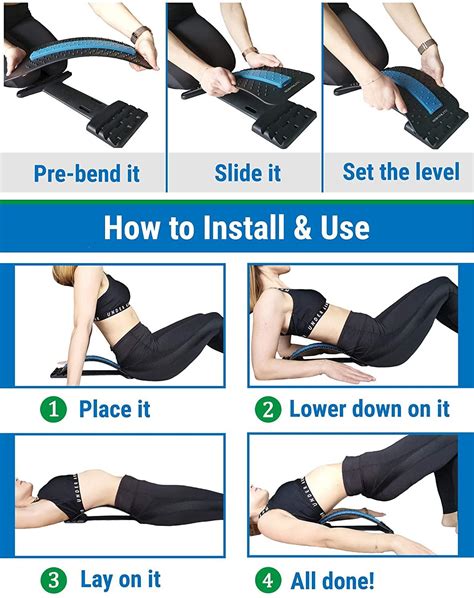 Spine Deck Back Stretcher for Lower Back Pain Relief | Multi-Level ...