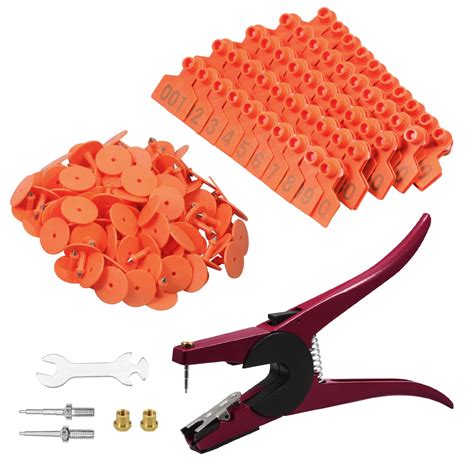 Buy SPEEDWOX Animal Ear Tag Pliers with 1-100 Number Plastic Livestock ...