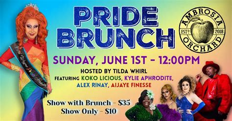 Pride Brunch at Ambrosia Orchard, Ambrosia Orchard, Cidery & Meadery ...