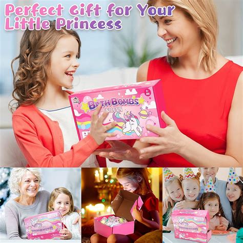 Buy Bath Bombs for Kids with Surprise Inside, 8 Pack Bath Bomb Gift Set ...