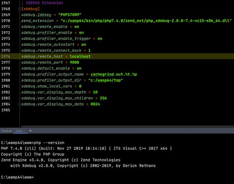 Wamp Xdebug 的图像结果
