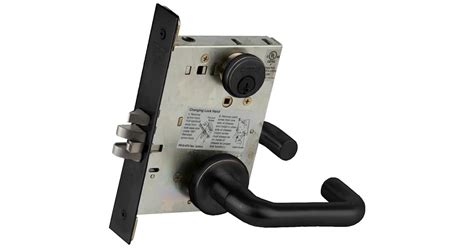 Schlage L9080643E L-Series Commercial Grade 1 Mortise Keyed Entry ...