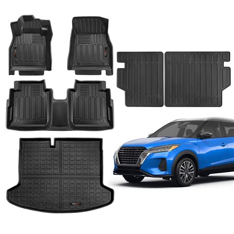 Jdeymat for 2018-2024 2025 Nissan Kicks Floor Mats Cargo Trunk Mats and ...