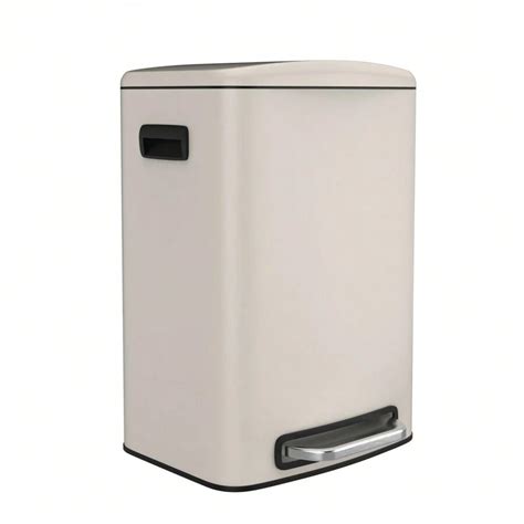 13 Gallon 50L Kitchen Foot Pedal Operated Soft Close Trash Can ...