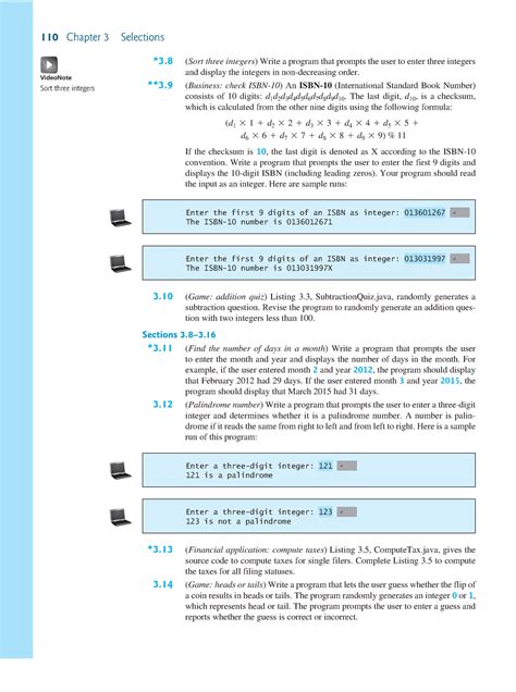 Introduction to Java Programming Notes-23 - 110 Chapter 3 Selections *3 ...