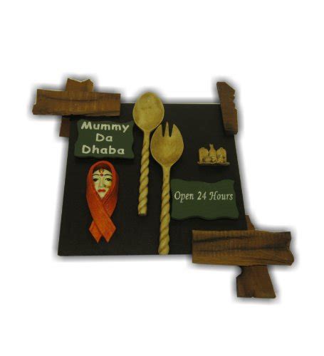 Buy Earth Mummy Da Dhaba Mural (Multicolor, 15 x 2 x 15 in) Online at ...