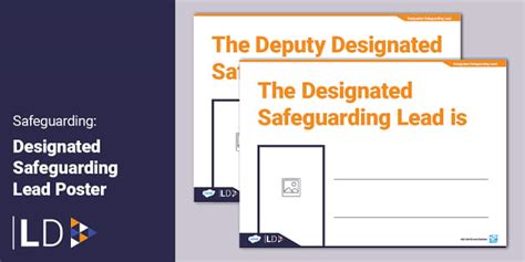 Designated Safeguarding Lead - Safeguarding Poster Templates