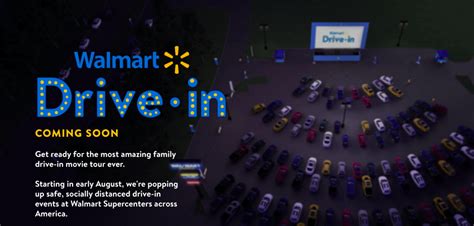 Walmart parking lots showing movies people can enjoy from their cars ...