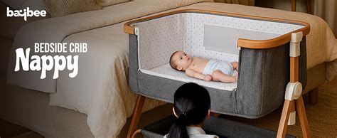 Buy BAYBEE 3 in 1 Baby Cradle, Baby Bedside Crib with 6 Height ...