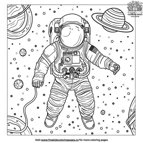 Fun Free Space Coloring Pages: Printables! - Download Free Printable
