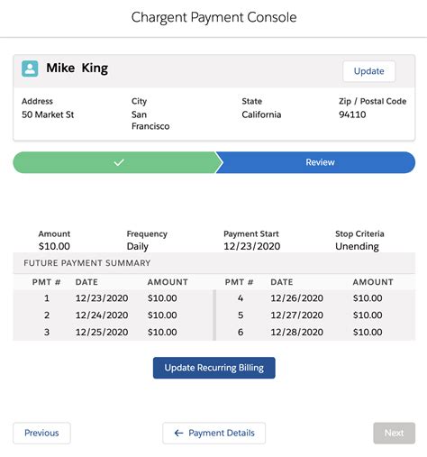 Checking the Existing Recurring Billing Cycle