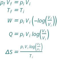 Image result for Isothermal Process Equation