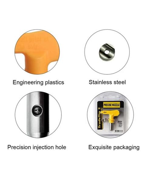 Buy Topumt Airless Spray Gun Tips Nozzle Sprayer For Titan Wagner Paint ...