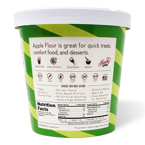 Apple Flour - Gluten-Free, Non-GMO Flour Made of Apples | Hearthy Foods