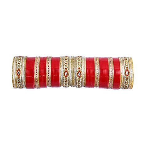 Buy Mahalaxmi Suhag Chura Exclusive Traditional Red Color Fashion ...