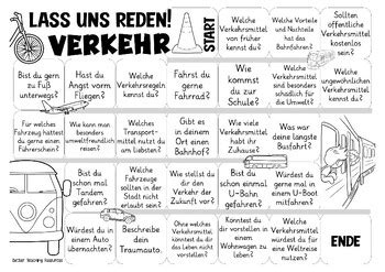 Verkehr / Verkehrsmittel German speaking game Deutsch (traffic) | TPT