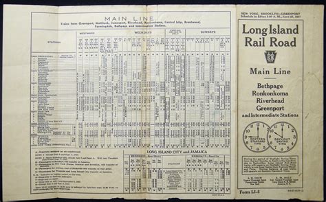 Long Island Rail Road Main Line Bethpage Ronkonkoma Riverhead Greenport ...