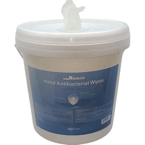 Namco FDA Registered Antibacterial Disinfectant Wipes, 800-Count, Model ...