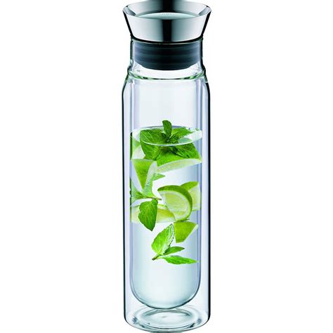 Buy Alfi 0.75 L Double Wall Clear Glass Carafe Pitcher Water Filter ...