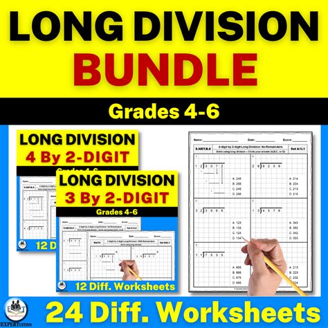 Image result for Long Division Worksheets 2-Digit Divisor