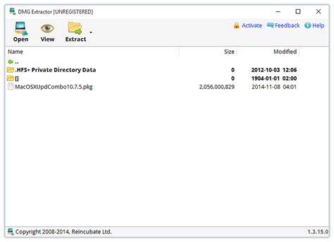 Open DMG File 的图像结果