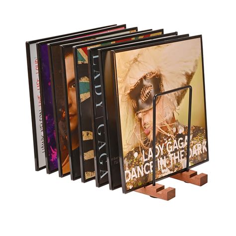 Buy Yorkmills Vinyl Record Storage, Display Up to 50 LP Albums DVDs CDs ...