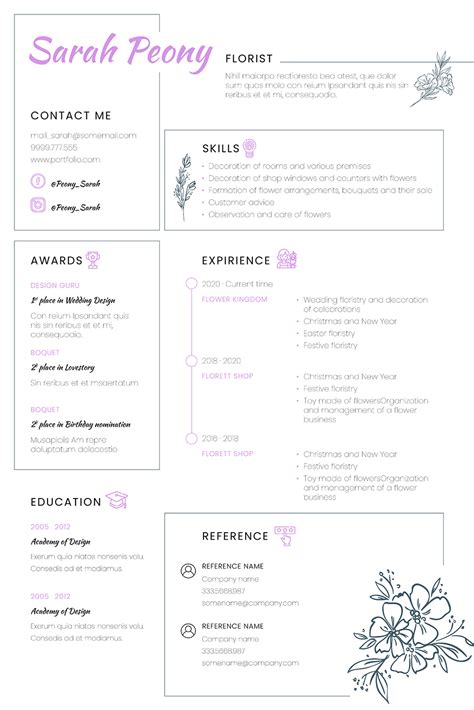 Image result for CurriculumVitae Template InDesign