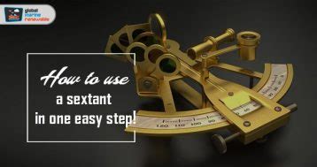 Image result for How to Navigate Using a Sextant