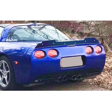Fit 1997-2004 Chevrolet Corvette C5 ZR1 Style Extended Rear Trunk Wing | SuperAutoUSA