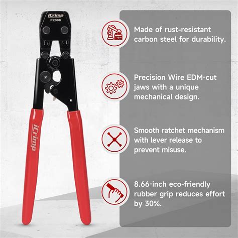 IWISS iCrimp Ratchet Clamp Cinch Tool for Stainless Steel India | Ubuy